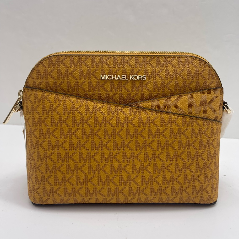 Michael Kors Jet Set Travel Md Logo Dome Crossbody XCROSS XBODY
Marigold 
NWT - Picture 2 of 16